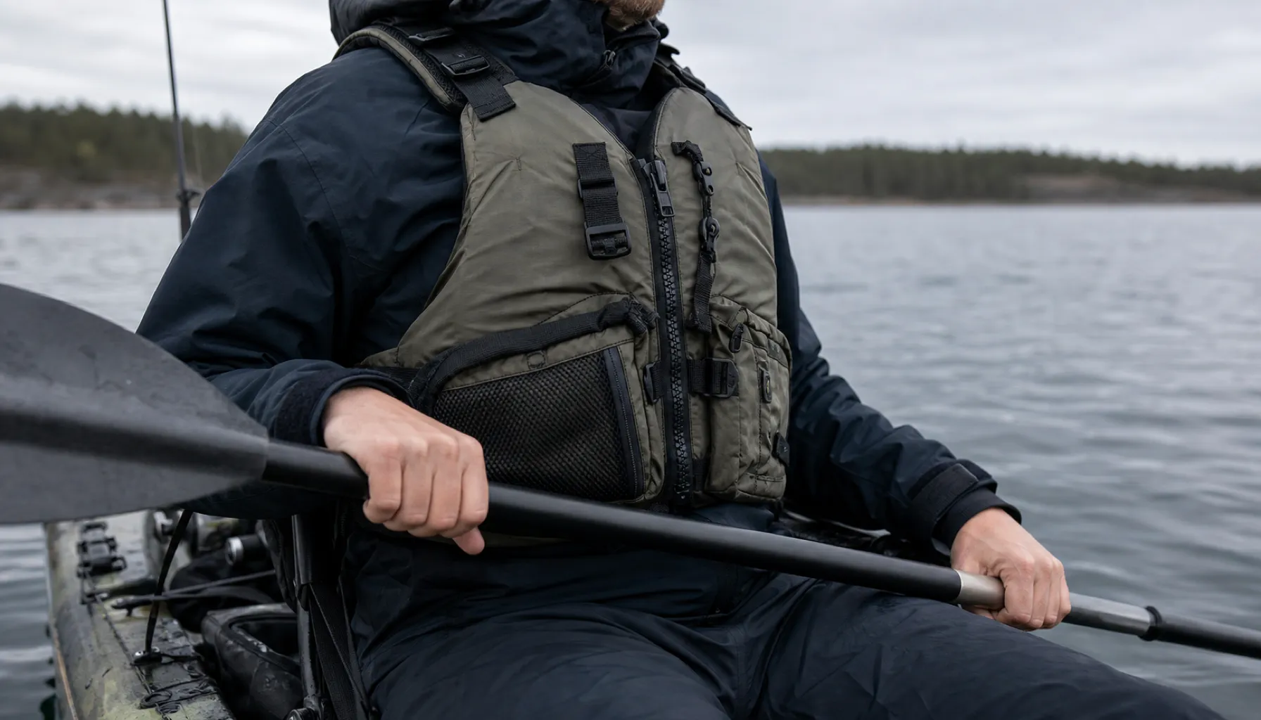 Säkerhet vid kajakfiske — kallt vatten är den verkliga faran